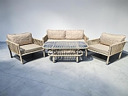 OSCAR 2`Lİ SEHPALI RATTAN SET